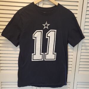 Nike Navy Graphic Tee with White '11' and Star